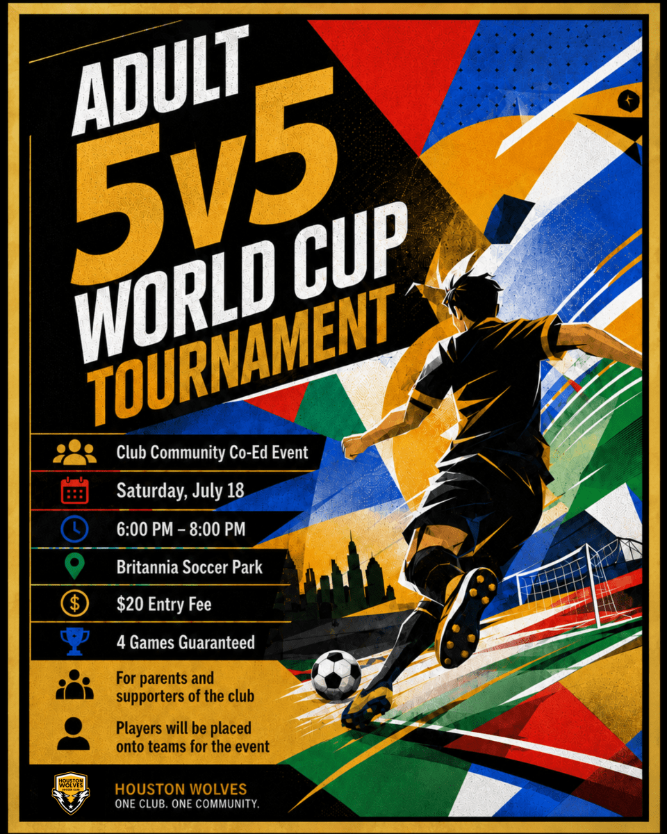 Adults 5v5 World Cup Tournament 2026 - Britannia Soccer Park